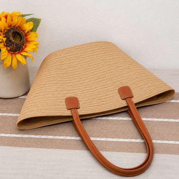 Summer Straw Tote Bag