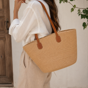 6 Summer Straw Tote Bag